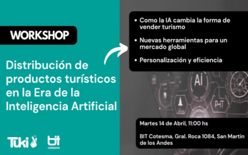 San Martín de los Andes será sede de un workshop de distribución turística e inteligencia artificial