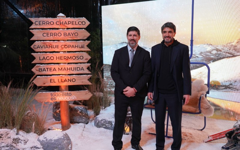 San Martín de los Andes acompañó el lanzamiento de la temporada de invierno de NQN en BsAs